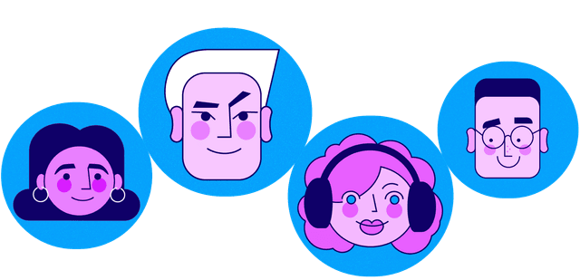 Dance Buddy mascots