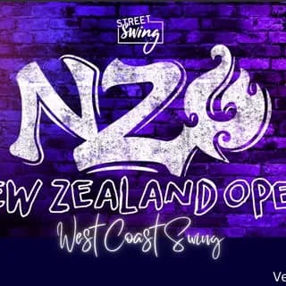 The New Zealand West Coast Swing Open logo
