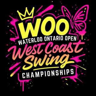 Waterloo Ontario Open West Coast Swing Championships logo